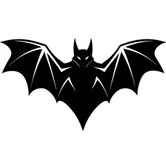 Fototapeta premium Bat Silhouette vector illustration