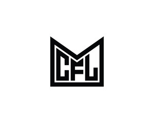 Fototapeta premium CFL logo design vector template. CFL