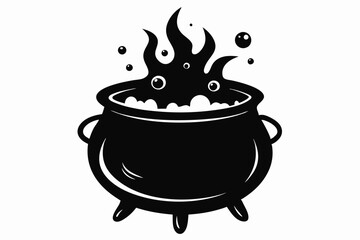 illustration of a burning stove