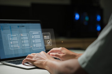 Checklist and filling survey form online. Document management system, DMS. Quality control and accuracy Check.
