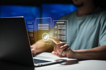 Checklist and filling survey form online. Document management system, DMS. Quality control and accuracy Check.
