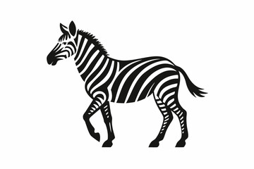 zebra vector silhouette