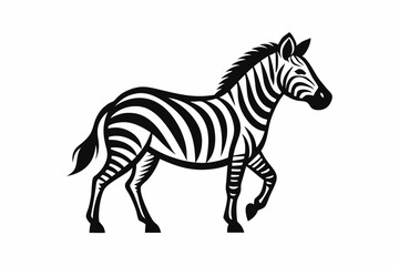 zebra vector silhouette