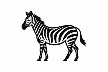 zebra vector silhouette © Shipon