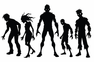 zombie silhouettes