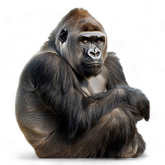 Fototapeta premium gorilla Animal On Transparent background