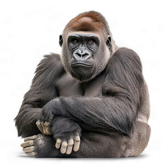 Obraz premium gorilla Animal On Transparent background