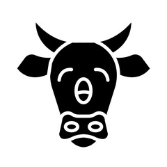 Cow Icon glyph icon