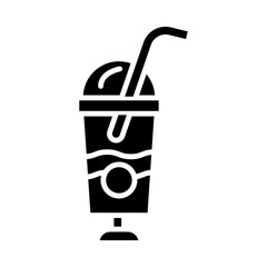 Milkshake glyph icon