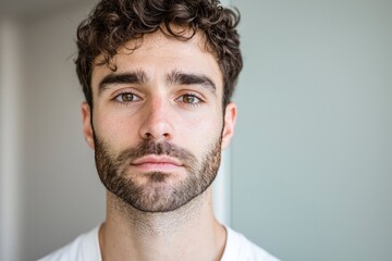 Obraz premium Descriptive techniques illustrating emotional storytelling through expressive portraits that convey deep human connections.