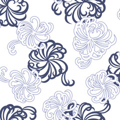 Obraz premium Abstract floral pattern perfect for textile design,