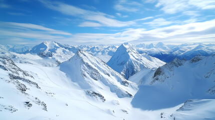 Swiss mountains landscape