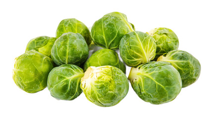 Brussels sprouts, isolated on a white background