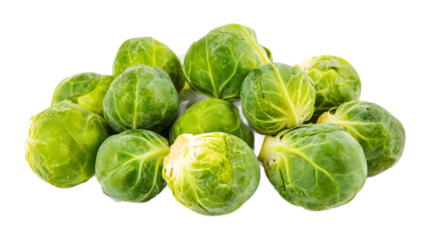Brussels sprouts, isolated on a white background