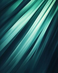 Obraz premium Abstract Green and Blue Waves