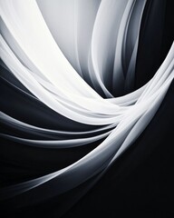 Obraz premium Abstract monochrome waves