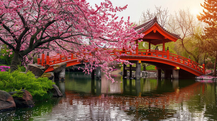 Fototapeta premium Garden in spring