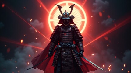 A Legendary Samurai Battling Laser Beams