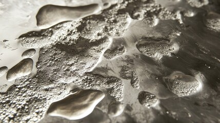 Electrolytic Etching on 318 Stainless Steel Plate with Welded Filler and Water Droplets