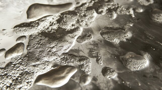 Electrolytic Etching on 318 Stainless Steel Plate with Welded Filler and Water Droplets