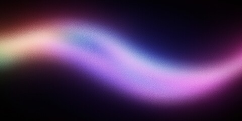 Colorful and black gradient abstract background with grainy noise texture	
