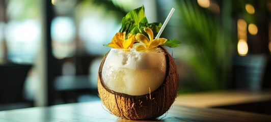 Exotic Coconut Cocktail: A Tropical Delight