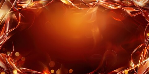 Vibrant Red Gradient Background with Merging Elements for Design Projects