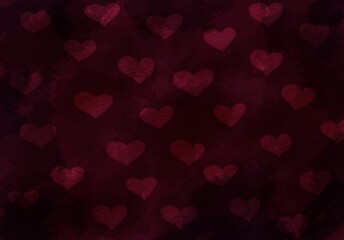 abstract textured background with hearts