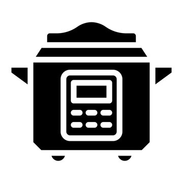 recommend clip art: Electric rice cooker icon