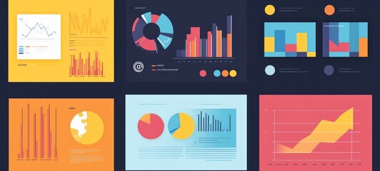 Colorful Data Visualization: Charts and Graphs for Business Analytics