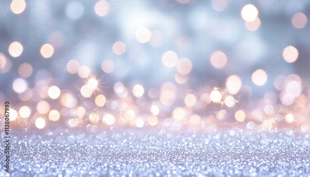 Poster a shimmering background filled with soft bokeh lights, creating a magical and enchanting atmosphere 