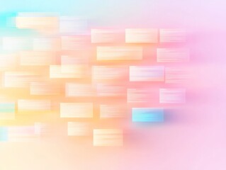 Naklejka premium Surreal Pastel Typography Blurred Abstract Language and Culture Concept