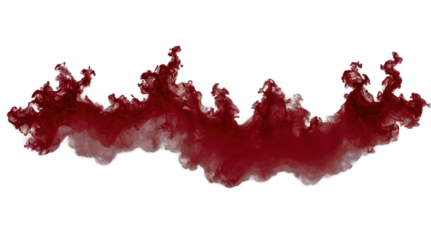 Transparent red fog pattern creates an abstract design element suitable for backgrounds and artistic projects at any time of the day