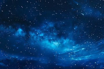 Obraz premium Stunning banner of a starry night sky, featuring the Milky Way in vibrant colors. Perfect for social media covers or screensavers, showcasing a high-resolution celestial landscape.