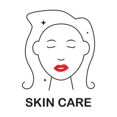 Beauty skin care logo design