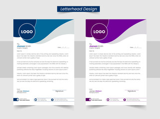  Professional company letterhead template, creating a professional appearance with basic letterhead.
