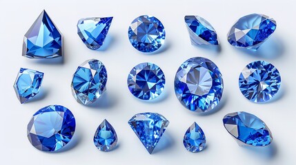 Fototapeta premium set of diamonds