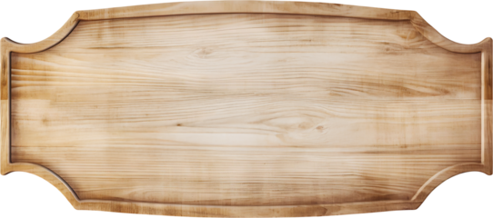 Wooden signboard transparent background