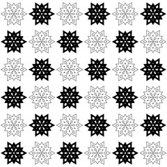 Winter flower snow of flakes seamless background postcard icon stationary anniversary christmas. vector illustration.