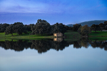 Obraz premium landscape with lake