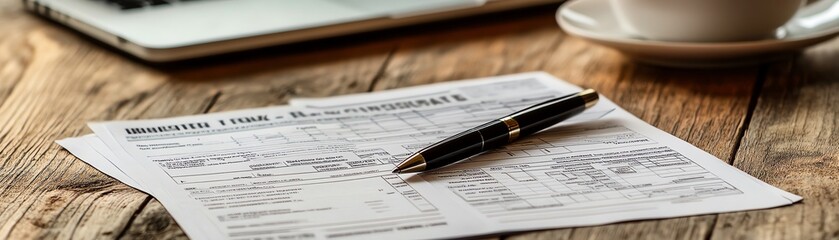 A professional workspace featuring a house model
