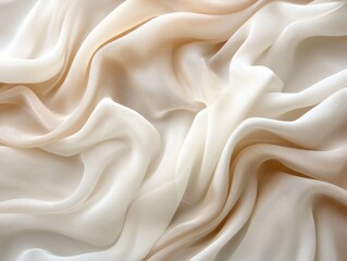 Fototapeta premium Elegant Soft Textures of Draped Fabric