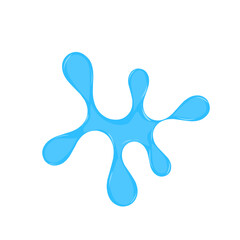 Water splash illustration. Water drop illustration