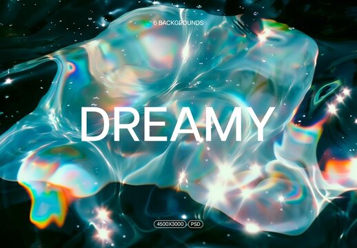 Dreamy Liquid Backgrounds With Generative AI