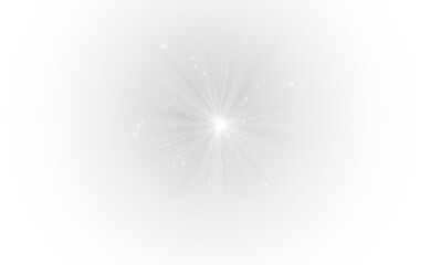 Bright white light lens. Png spotlight spark. Stadium Lighting. Png sunlight, Shiny stars, glowing sparks. Vector Png sunlight, vector sparkle stadium, spotlight, light