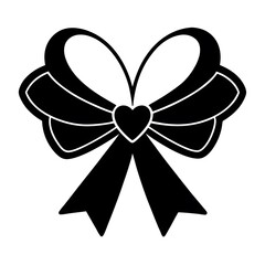 bow isolated on white