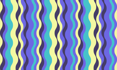 vertical striped design with flowing curves and textured waves. Artistic colors blend with simplicity and creativity, adding elegance to posters, textiles, or graphic prints with vibrant paint.