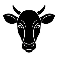 portrait of a cow