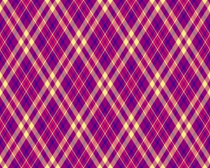 Argyle pattern of geometric rhombus. Harlequin check wallpaper design. Classic diamond shaped textile material for web background, print fabric clothing, sweater, wrapping paper, gift card, invitation