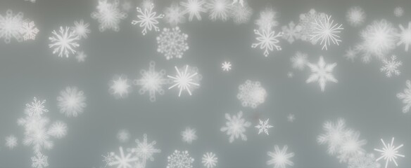 Winter Snowflakes Background